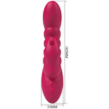 Party Up BRYNLYN - Pink - Pink 18.2 cm USB Rechargeable Rabbit Vibrator