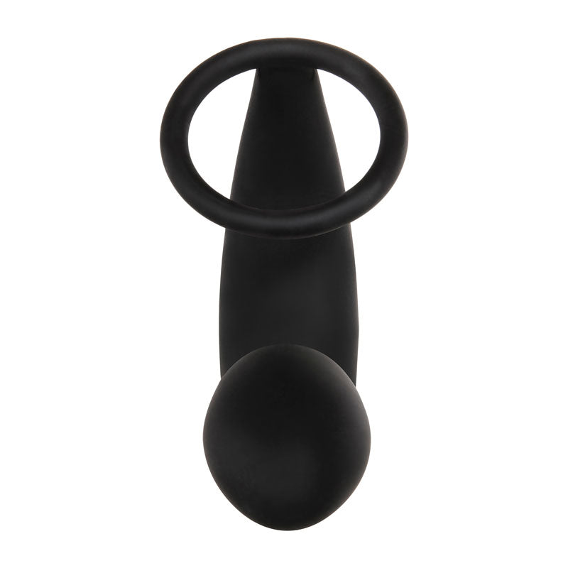 Buy Adam & Eve Adam's Rechargeable Prostate Pleaser & C - Ring - Black USB Rechargeable Anal Plug with Cock Ring – Naughtyhut NZ sex toys online. Discreet delivery & top brands.