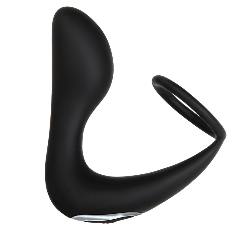 Buy Adam & Eve Adam's Rechargeable Prostate Pleaser & C - Ring - Black USB Rechargeable Anal Plug with Cock Ring – Naughtyhut NZ sex toys online. Discreet delivery & top brands.