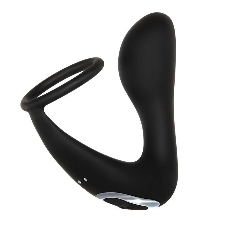 Buy Adam & Eve Adam's Rechargeable Prostate Pleaser & C - Ring - Black USB Rechargeable Anal Plug with Cock Ring – Naughtyhut NZ sex toys online. Discreet delivery & top brands.