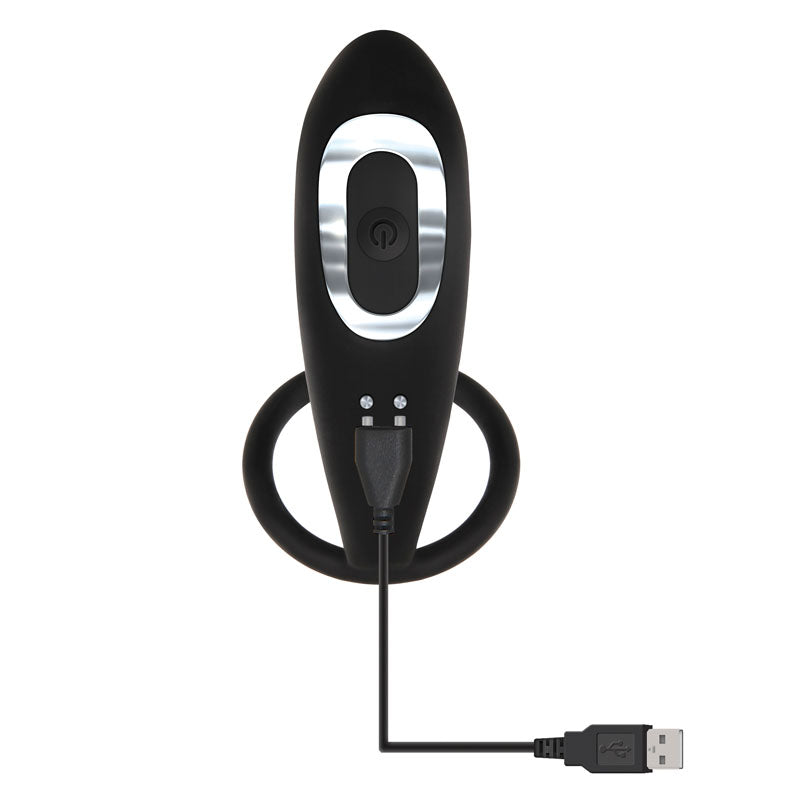 Buy Adam & Eve Adam's Rechargeable Prostate Pleaser & C - Ring - Black USB Rechargeable Anal Plug with Cock Ring – Naughtyhut NZ sex toys online. Discreet delivery & top brands.