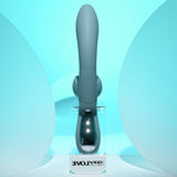 Evolved TAKE YOUR FLICK - Grey 24.1 cm USB Rechargeable Vibrator with Flicking Clitoral Stimulator
