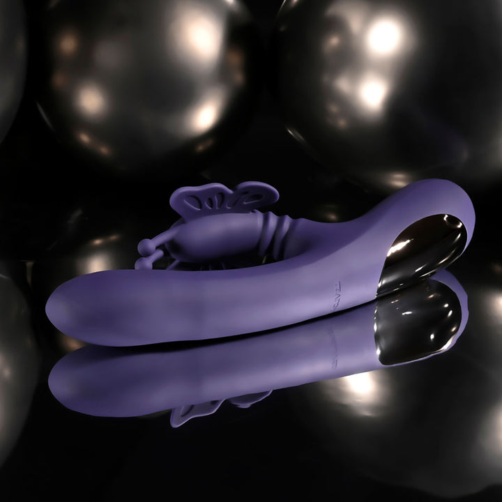 Evolved WINGS OF FRENZY - Purple USB Rechargeable Butterfly Vibrator