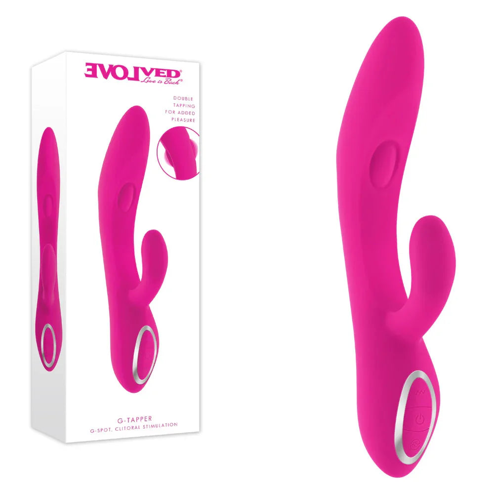 Evolved G-Tapper Tapping Rabbit Vibrator, Pink