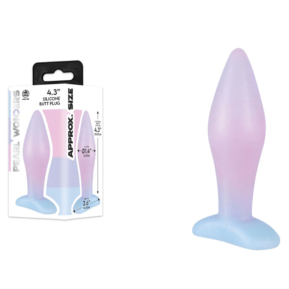 Excellent Power Pearl Wonders Silicone Butt Plug 10.9cm, Coloured