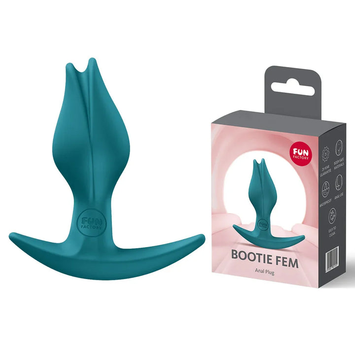 Fun Factory Bootie Fem Butt Plug - Bottle Green