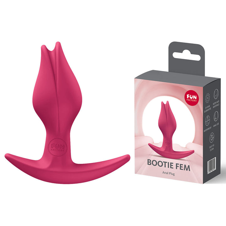 Fun Factory Bootie Fem Butt Plug - Raspberry
