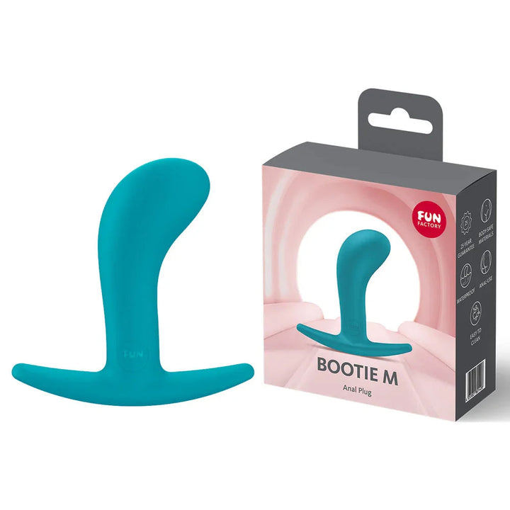 Fun Factory Bootie M Medium Butt Plug - Aquamarine