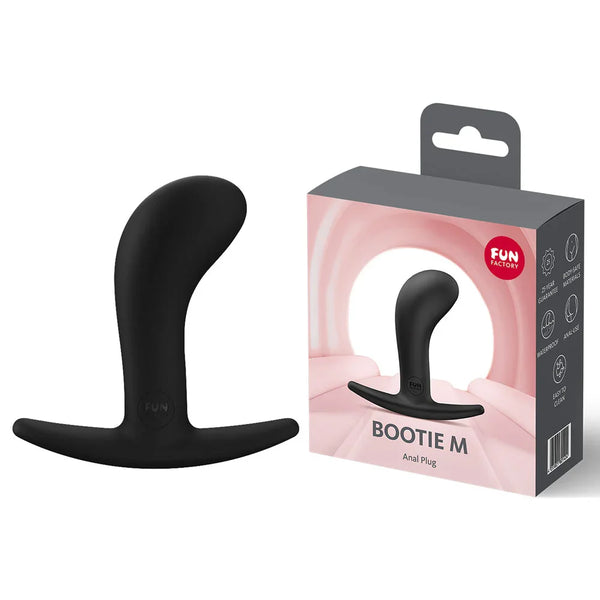 Fun Factory Bootie M Medium Butt Plug - Black