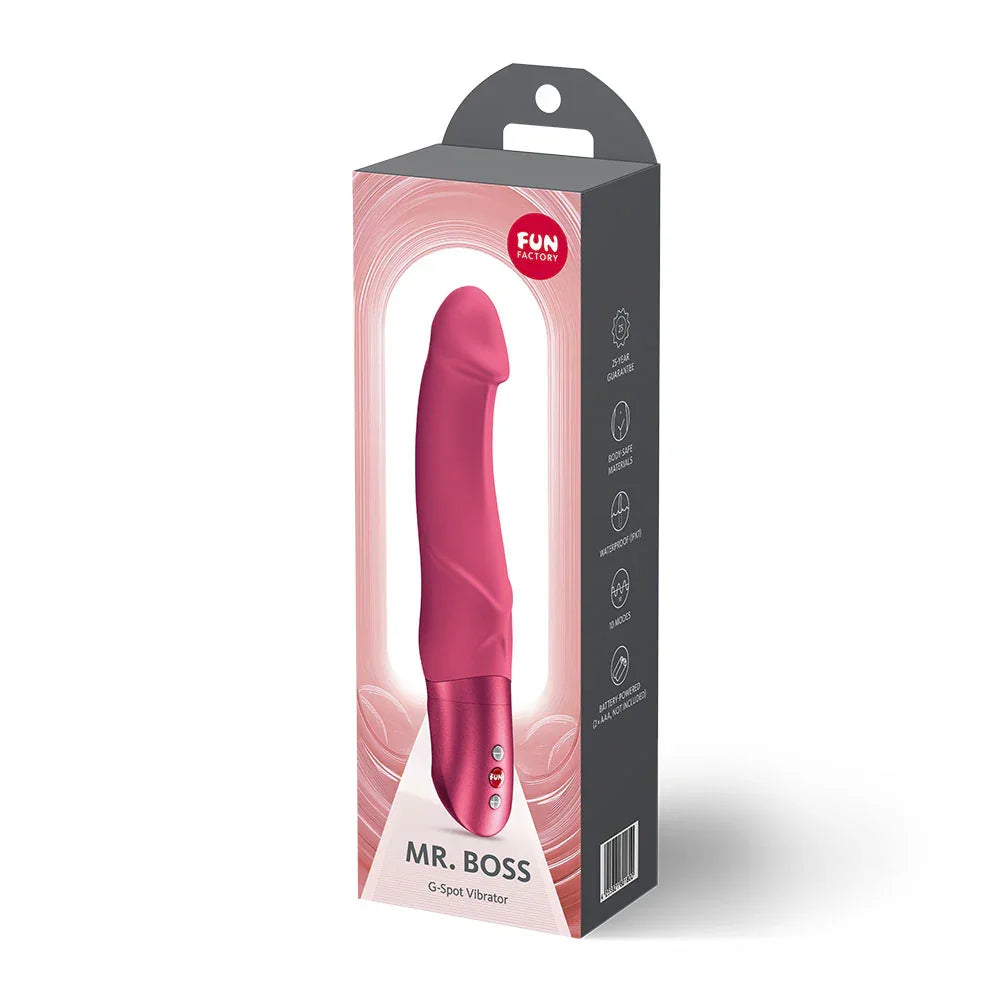 Fun Factory Mr. Boss G-Spot Vibrator – Raspberry