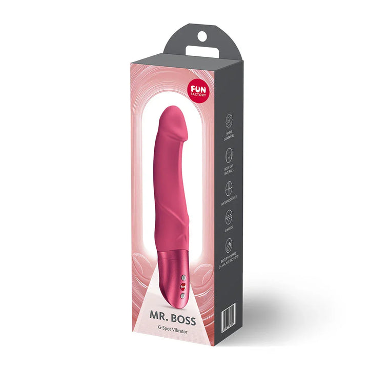 Fun Factory Mr. Boss G-Spot Vibrator – Raspberry