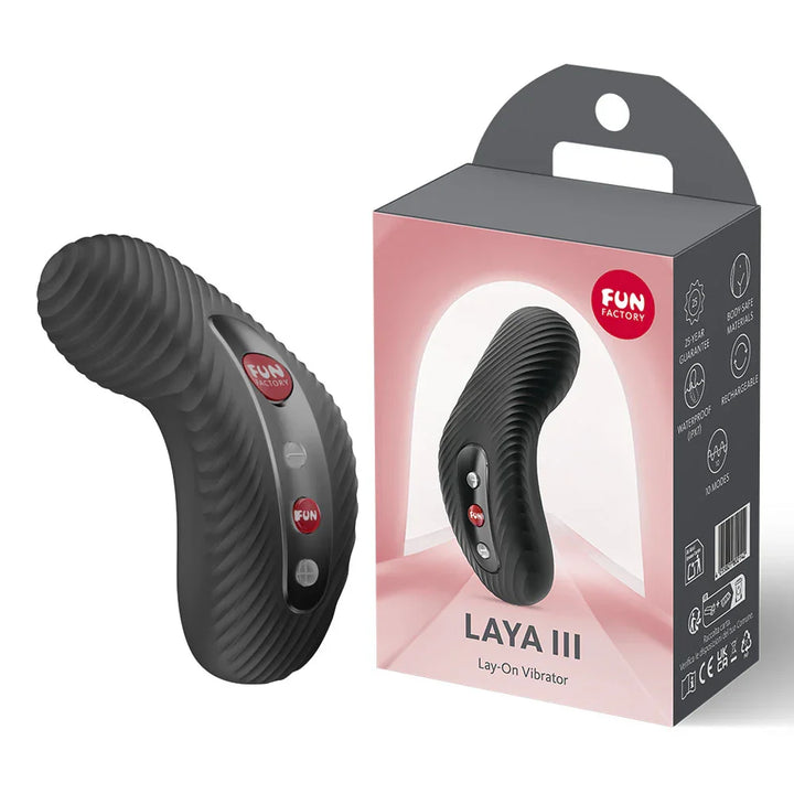 Fun Factory Laya III Clitoral Stimulator - Black