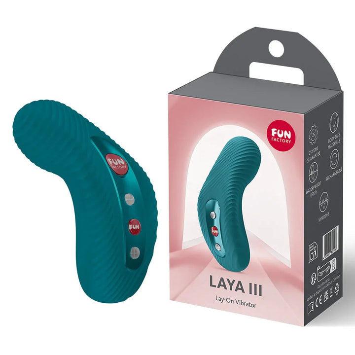 Fun Factory Laya III Clitoral Stimulator - Bottle Green