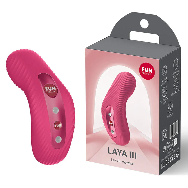 Fun Factory Laya III Clitoral Stimulator - Raspberry