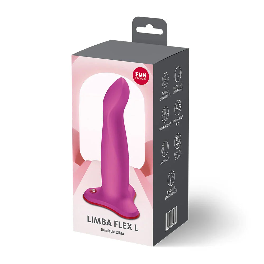 Fun Factory Limba Flex L Posable Dildo – Magenta