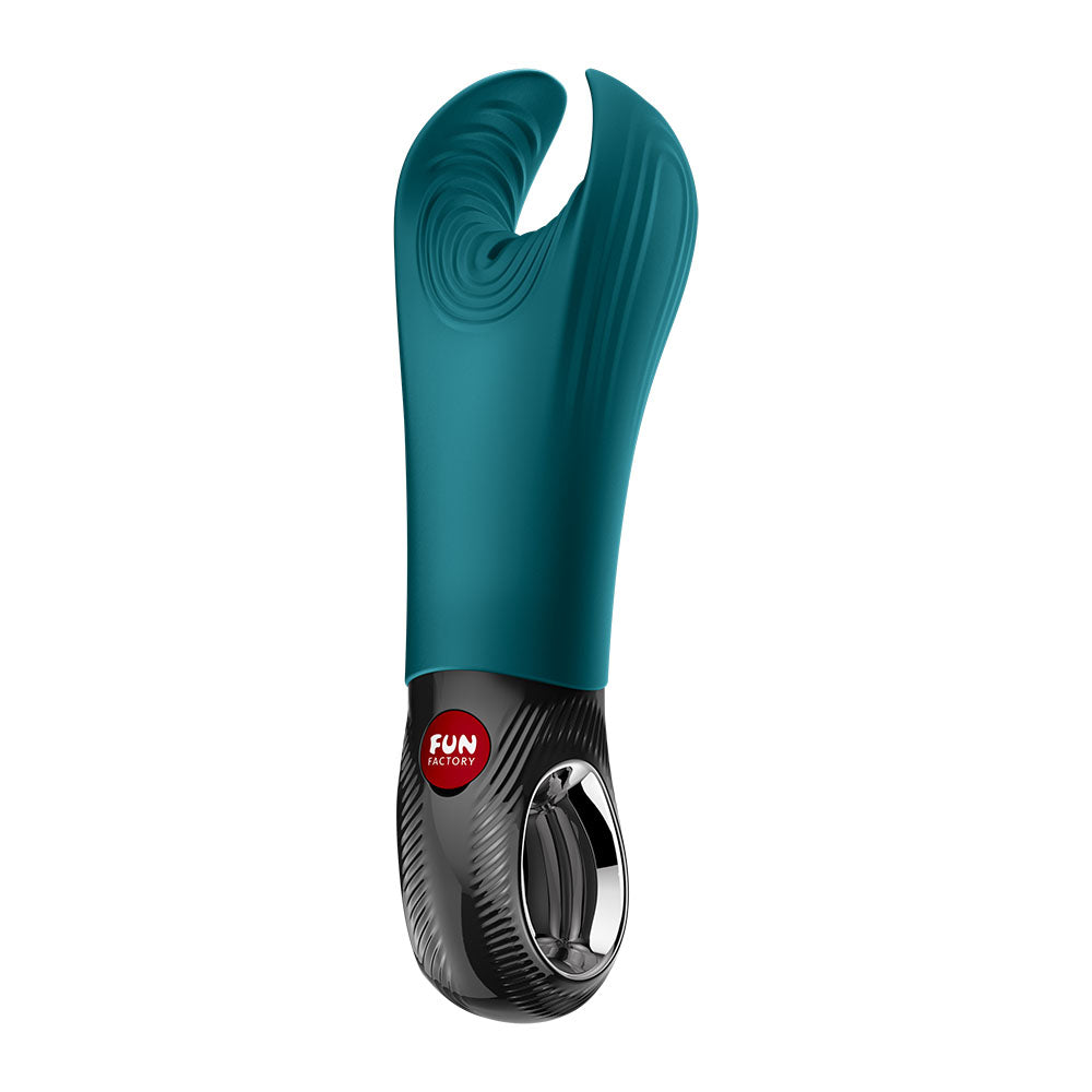 Fun Factory Manta Vibrating Stroker - Bottle Green, view 6