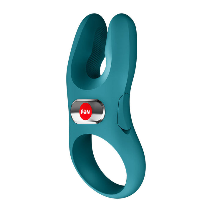 Fun Factory NOS Pro Vibrating Cock Ring - Bottle Green, view 5