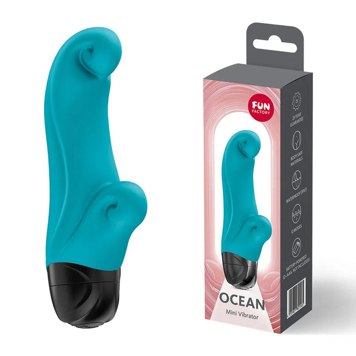 Fun Factory Ocean Compact Vibrator - Aquamarine