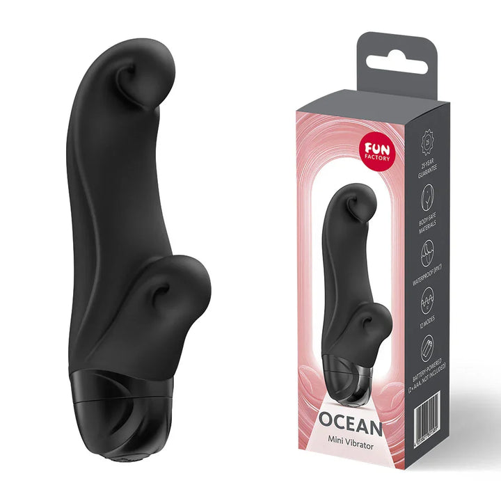 Fun Factory Ocean Compact Vibrator - Black