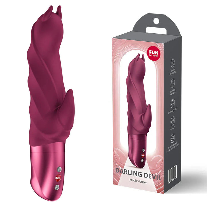 Fun Factory Darling Devil G-Spot Vibrator - Wine Red