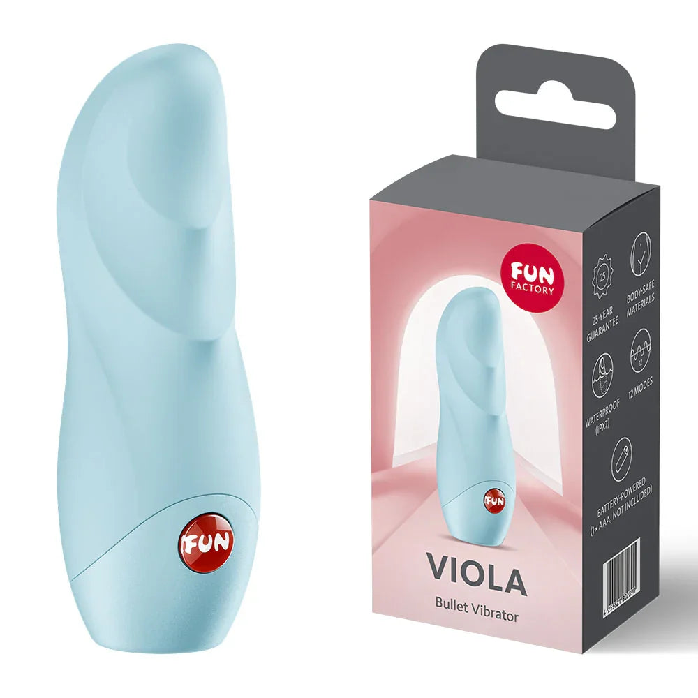 Fun Factory Viola Vibrating Bullet - Ice Blue