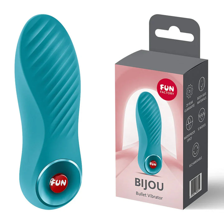 Fun Factory Bijou Clitoral Stimulator – Aquamarine