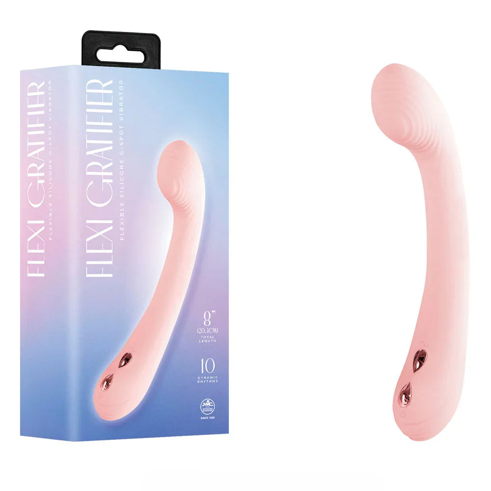 Excellent Power Flexi Gratifier Rechargeable Vibrator 20cm, Pink