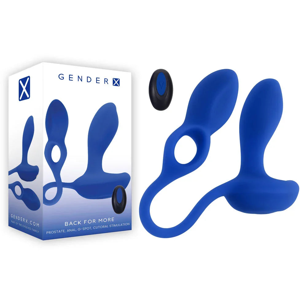 Gender X Back For More Dual Stimulator with Remote