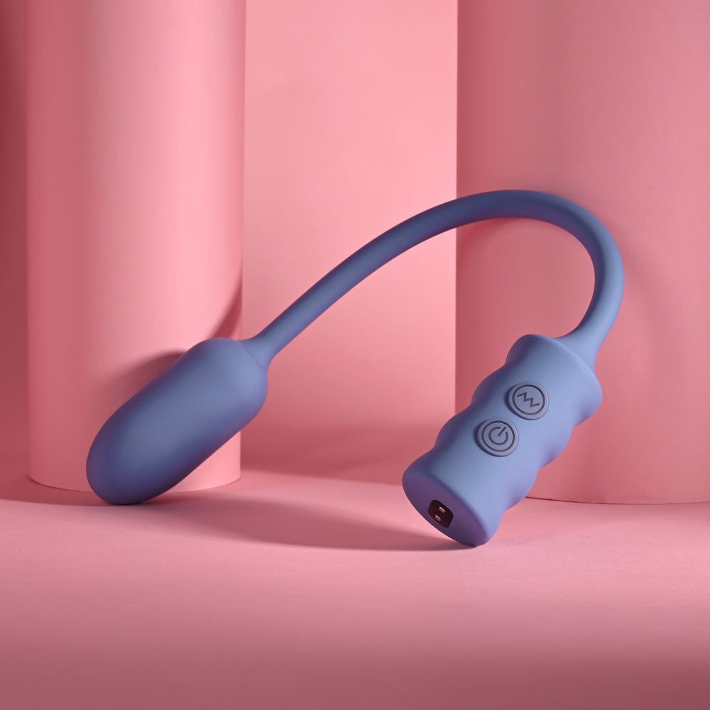 Gender X Egg-Streme in Purple showing the two control buttons on the handle