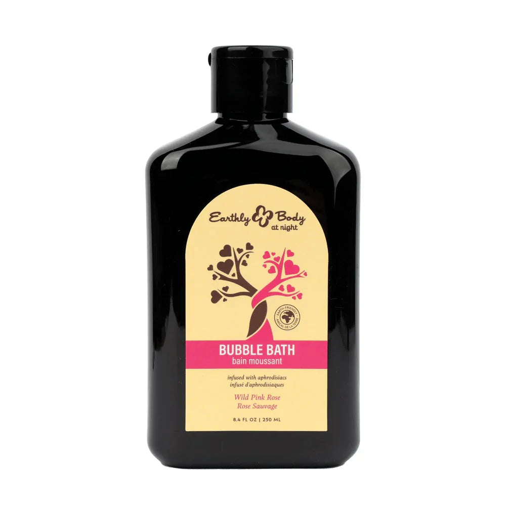Earthly Body Aphrodisiac Bubble Bath 250ml, Wild Pink Rose
