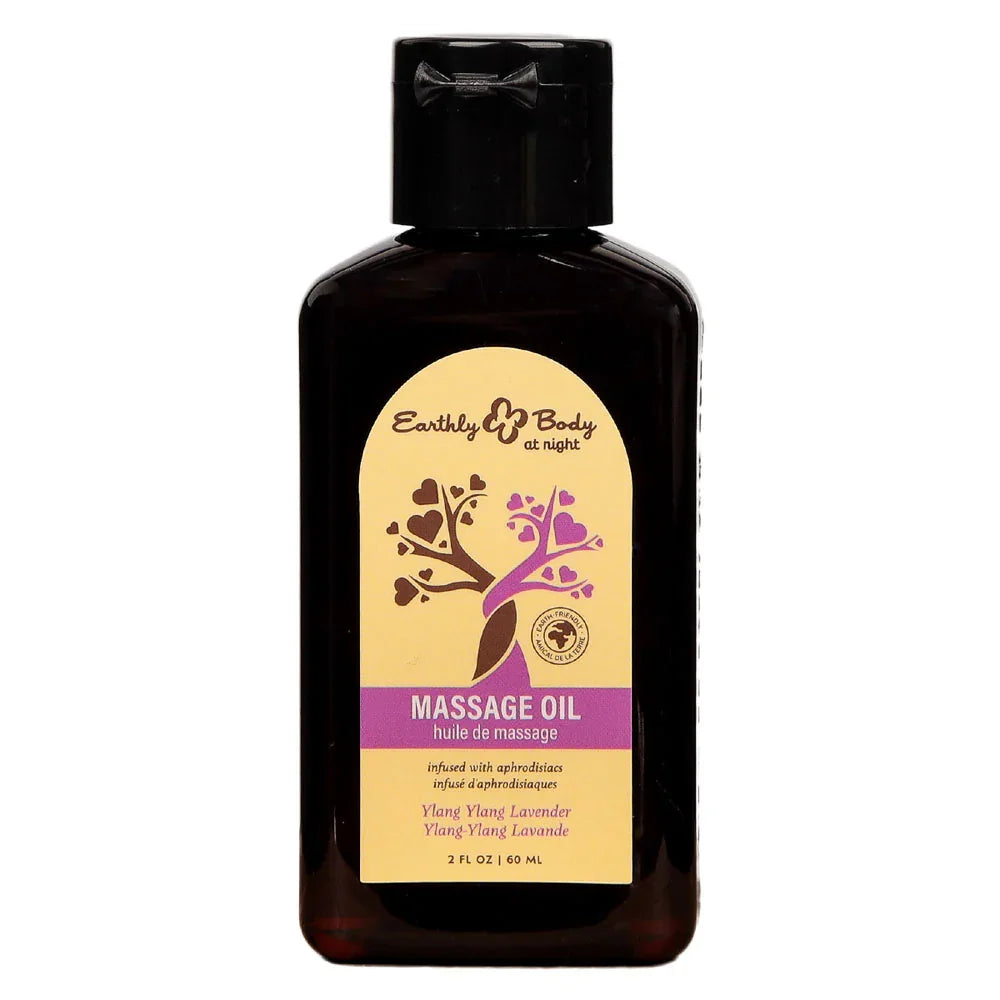 Earthly Body Aphrodisiac Massage Oil 60ml, Ylang Ylang Lavender