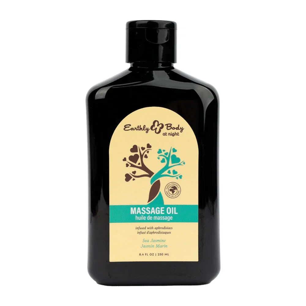 Earthly Body Aphrodisiac Massage Oil 250ml, Sea Jasmine