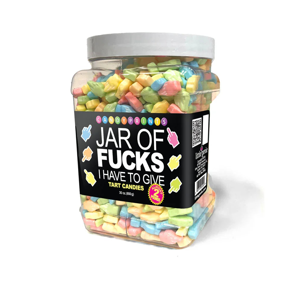 Little Genie Jar of Fucks I Have To Give Fruit Lollies 850g