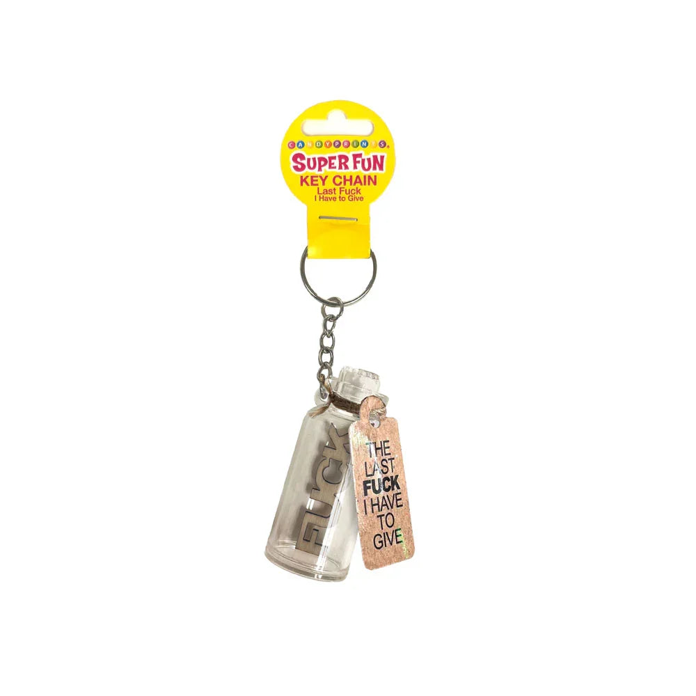Little Genie Super Fun Last Fuck I Have To Give Keychain