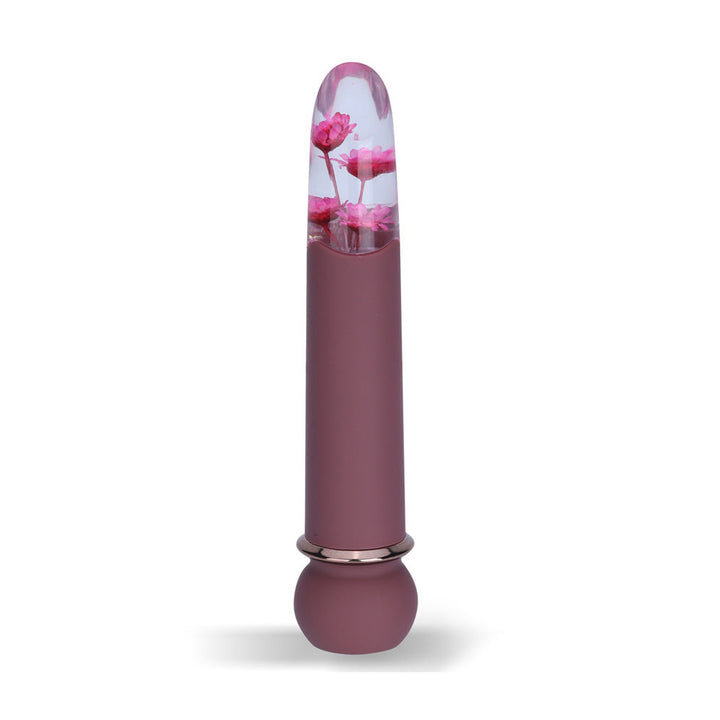 Maia FLORA - Burgundy - Burgundy 12.7 cm USB Rechargeable Powerful Bullet
