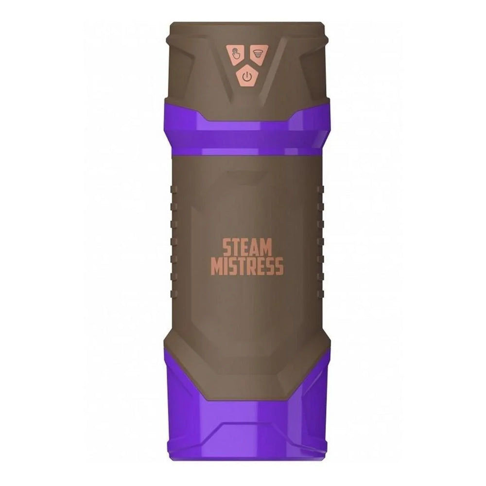 MASTURS Misty Auto Stroker, front view of the STEAM MISTRESS body with its control buttons