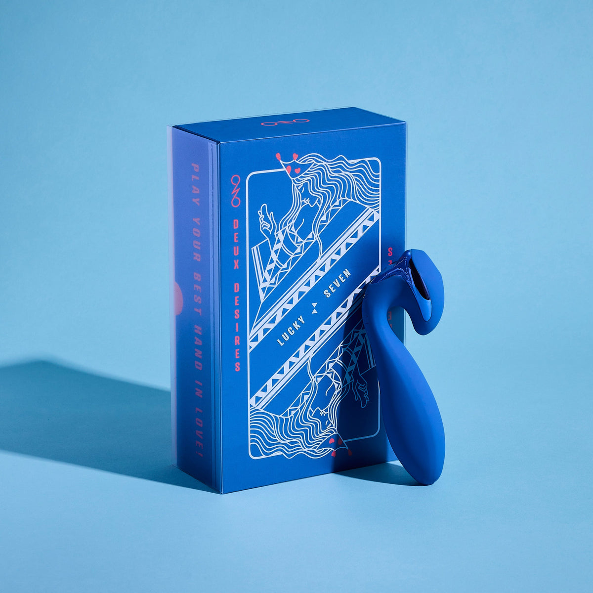 Deux Desires Three of a Kind shown with its packaging
