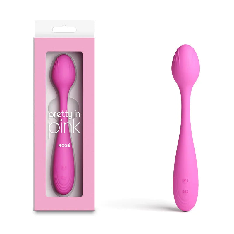 NS Novelties Pretty in Pink Rose Rechargeable Vibrator, Pink