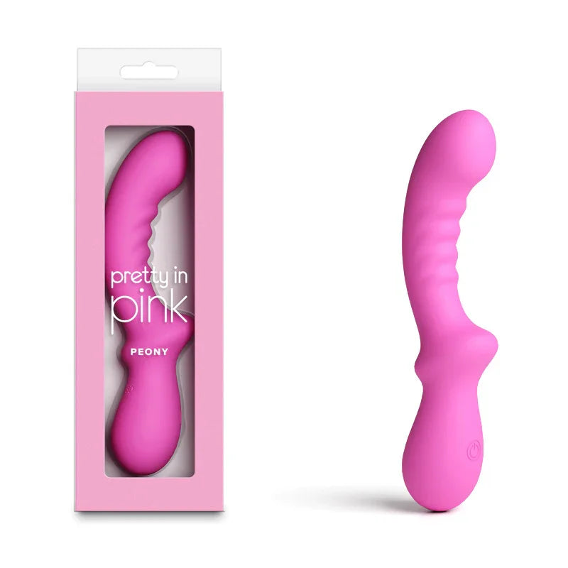 NS Novelties Pretty in Pink Peony Rechargeable Vibrator, Pink