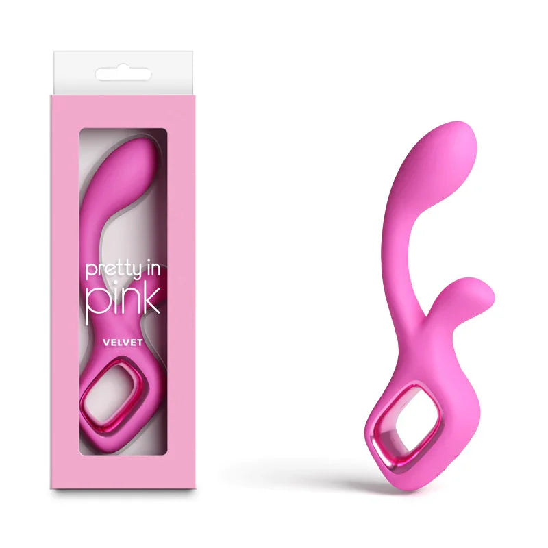 NS Novelties Pretty in Pink Velvet Rabbit Vibrator, Pink