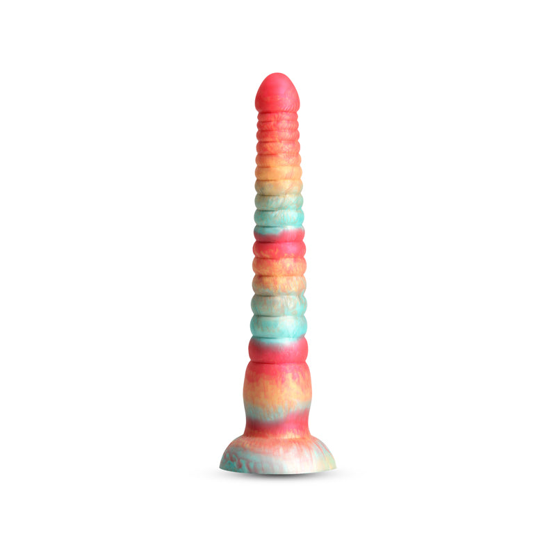 Colours Stacked - 9'' Dildo - Red/Gold - Red/Gold 23 cm Fantasy Dildo