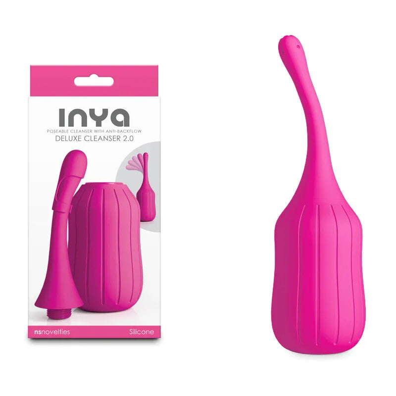 NS Novelties INYA Deluxe Cleanser 2.0 Unisex Douche, Pink