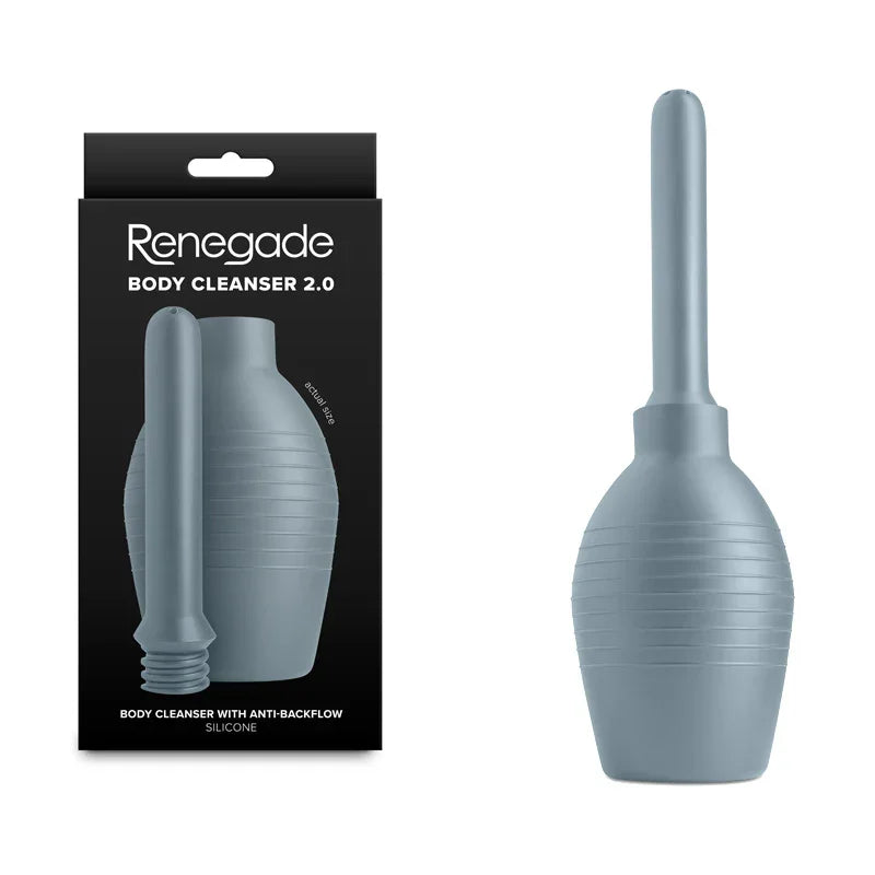 NS Novelties Renegade Body Cleanser 2.0 Unisex Douche, Grey