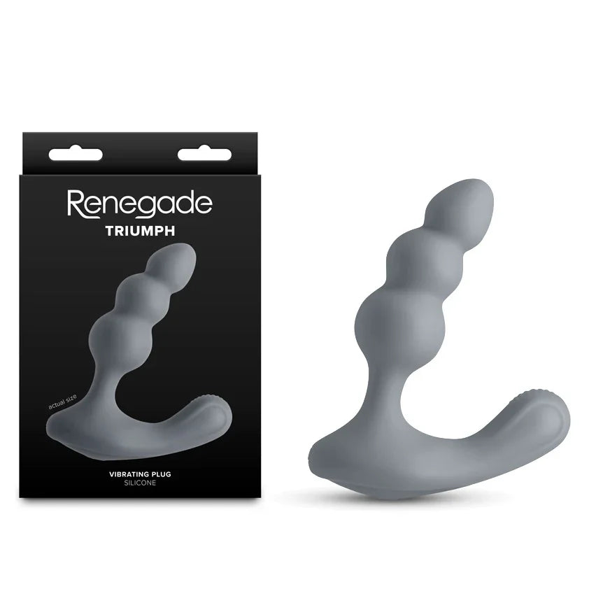 NS Novelties Renegade Thumper Prostate Massager, Grey