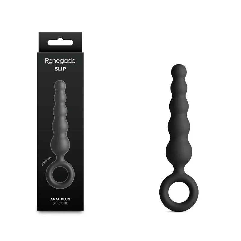NS Novelties Renegade Slip Anal Plug, Black