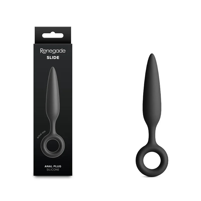 NS Novelties Renegade Slide Anal Plug, Black