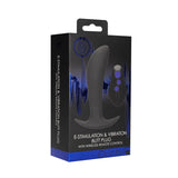 OUCH! e-Stim & Vibrating Butt Plug with Wireless Remote - Black 12.3 cm USB Rechargeable Vibrating Butt Plug with e-Stim