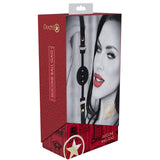 Buy OUCH! Milan Collection - Silicone Ball Gag - Black/Red Breathable Mouth Restraint at NZ’s Mega Adult Toys Store. Discover premium sex toys with discreet shipping at the best price in NZ