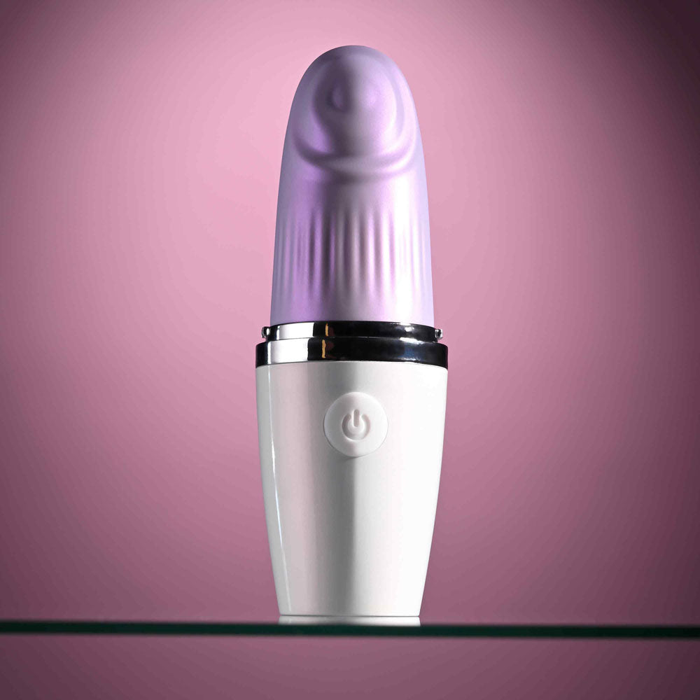 Buy Playboy Pleasure GETAWAY - White/Purple 14.2 cm USB Rechargeable Tapping Stimulator at NZ’s Mega Adult Toys Store. Discover premium sex toys with discreet shipping at the best price in NZ