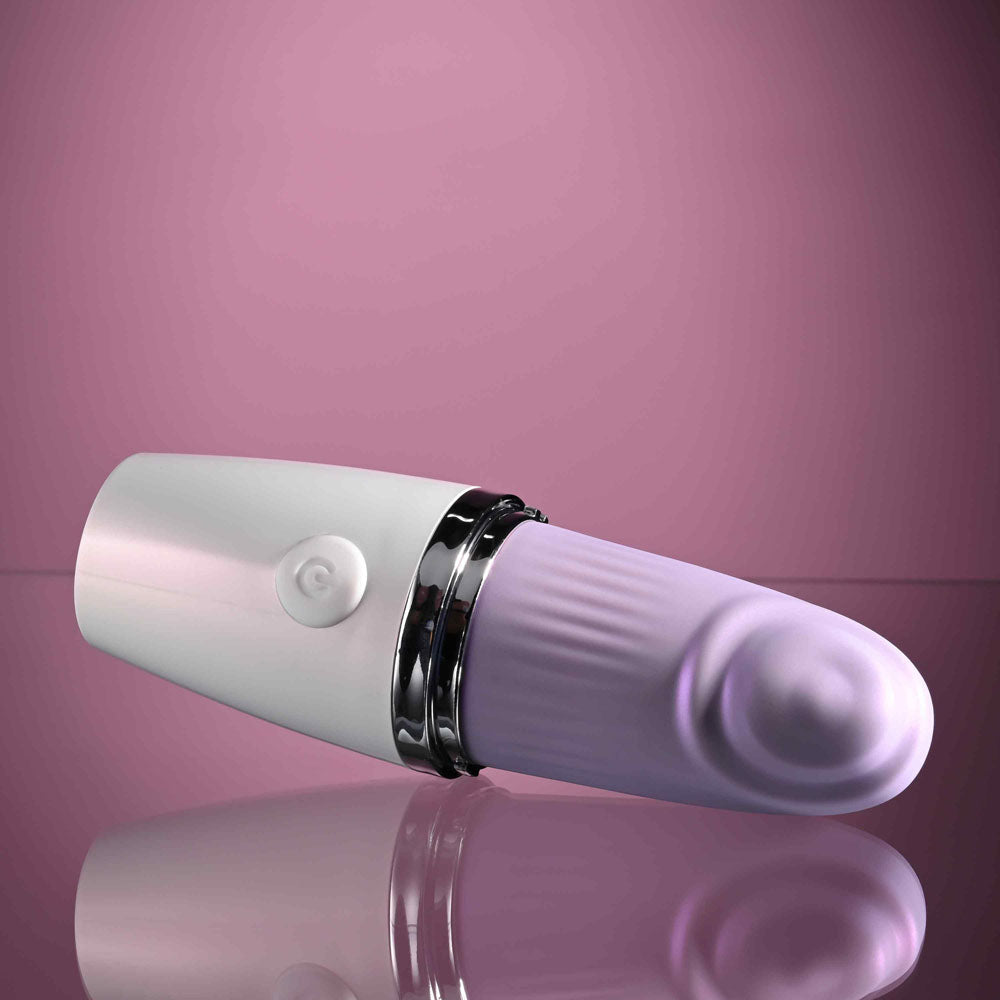 Buy Playboy Pleasure GETAWAY - White/Purple 14.2 cm USB Rechargeable Tapping Stimulator at NZ’s Mega Adult Toys Store. Discover premium sex toys with discreet shipping at the best price in NZ